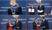 VUČIĆ I SI NAKON RAZMENE SPORAZUMA: Srbija prva država iz Evrope sa kojom će Kina izgraditi zajednicu sa zajedničkom budućnošću (VIDEO)